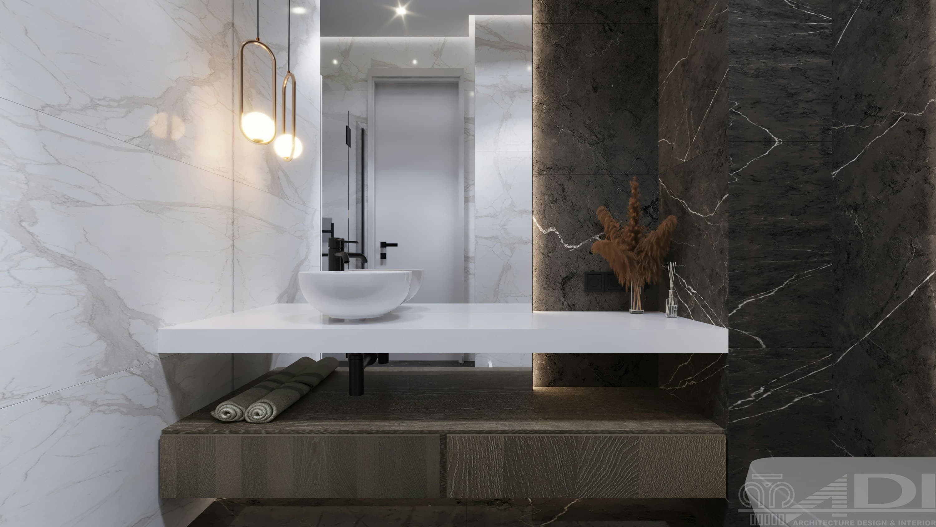 Luxury bathroom tile installation
